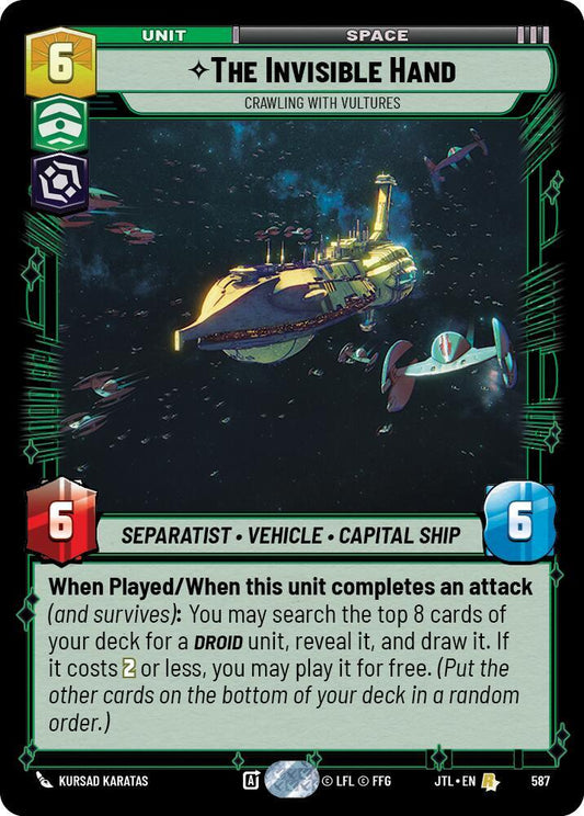 The Invisible Hand - Crawling With Vultures (Foil) [Jump to Lightspeed] 587