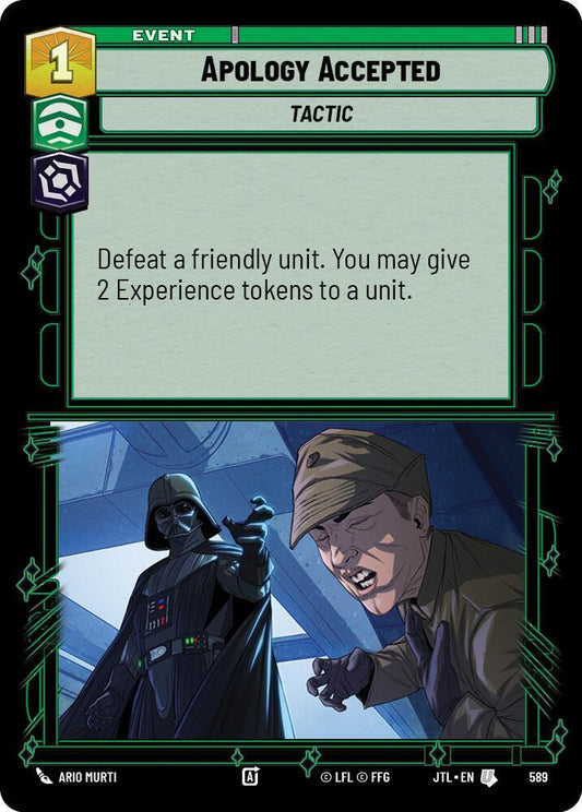 Apology Accepted (Foil) [Jump to Lightspeed] 589
