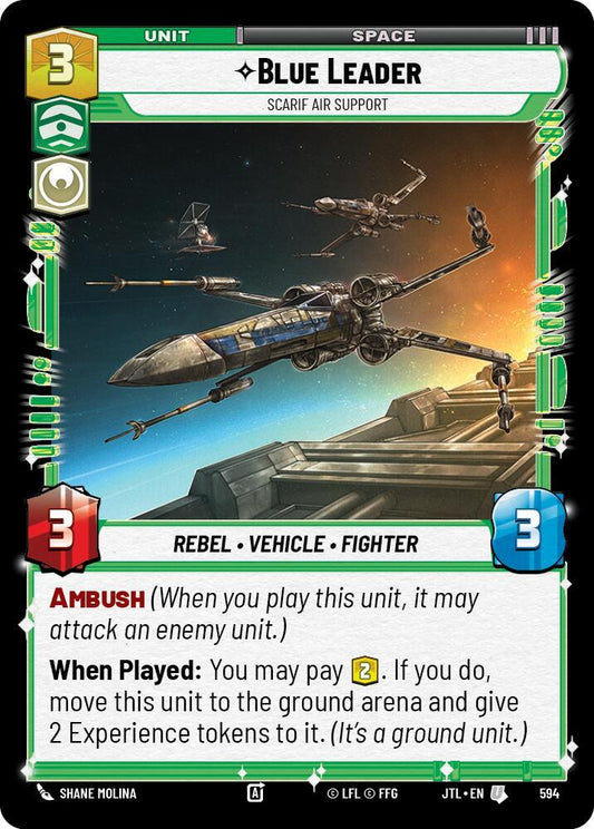 Blue Leader - Scarif Air Support (Foil) [Jump to Lightspeed] 594
