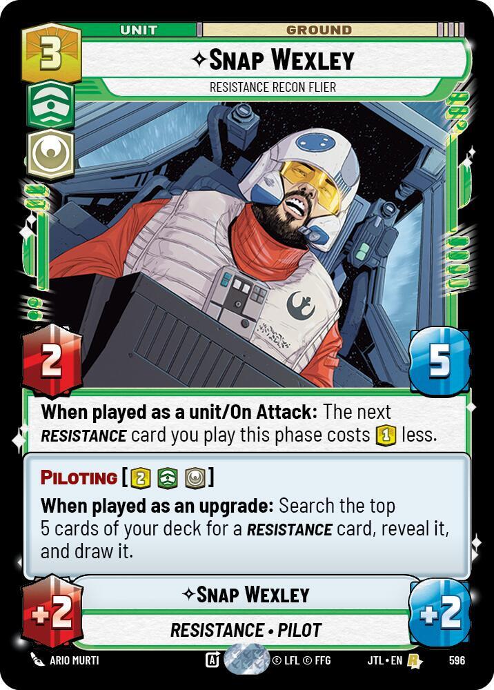 Snap Wexley - Resistance Recon Flier (Foil) [Jump to Lightspeed] 596