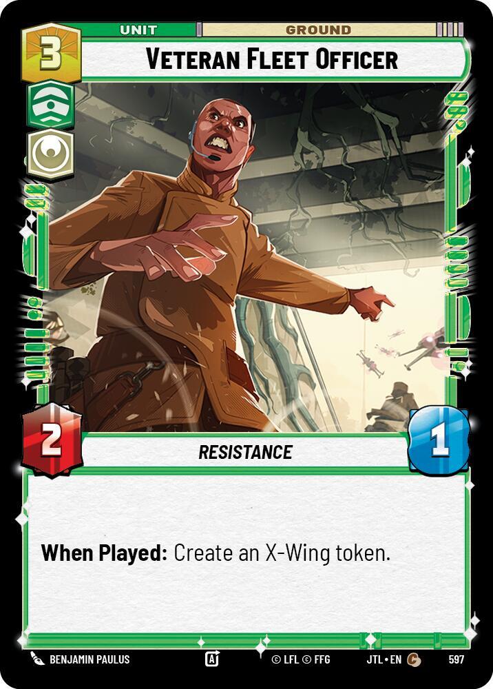 Veteran Fleet Officer (Foil) [Jump to Lightspeed] 597