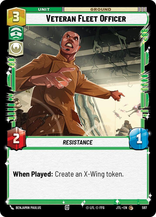 Veteran Fleet Officer (Foil) [Jump to Lightspeed] 597