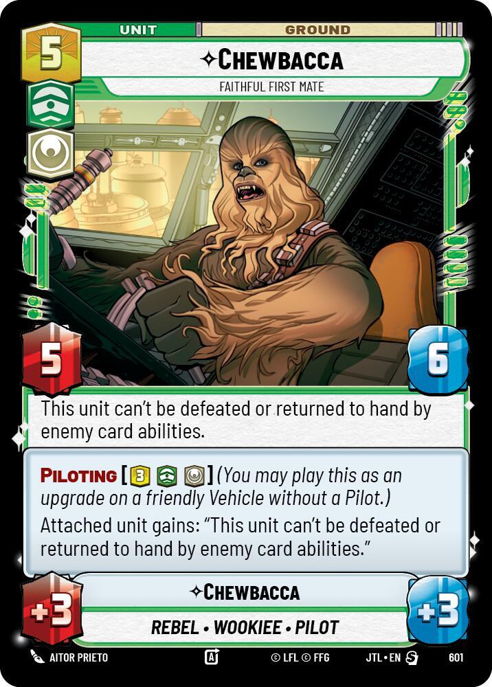Chewbacca - Faithful First Mate (Foil) [Jump to Lightspeed] 601