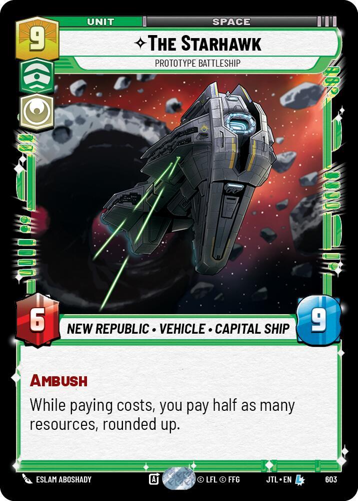 The Starhawk - Prototype Battleship (Foil) [Jump to Lightspeed] 603