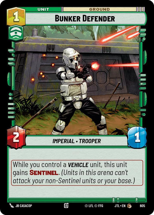 Bunker Defender (Foil) [Jump to Lightspeed] 605