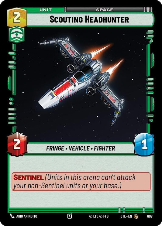Scouting Headhunter (Foil) [Jump to Lightspeed] 608