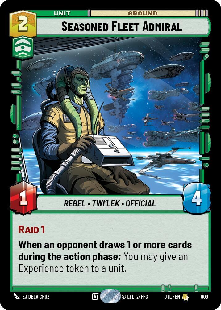 Seasoned Fleet Admiral (Foil) [Jump to Lightspeed] 609