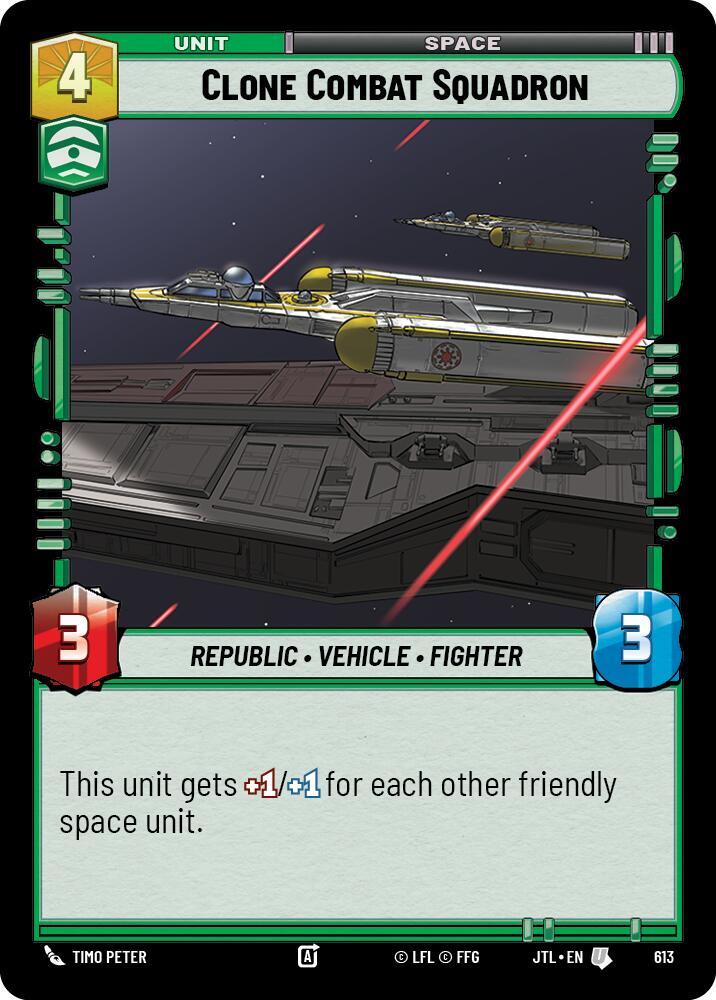 Clone Combat Squadron (Foil) [Jump to Lightspeed] 613