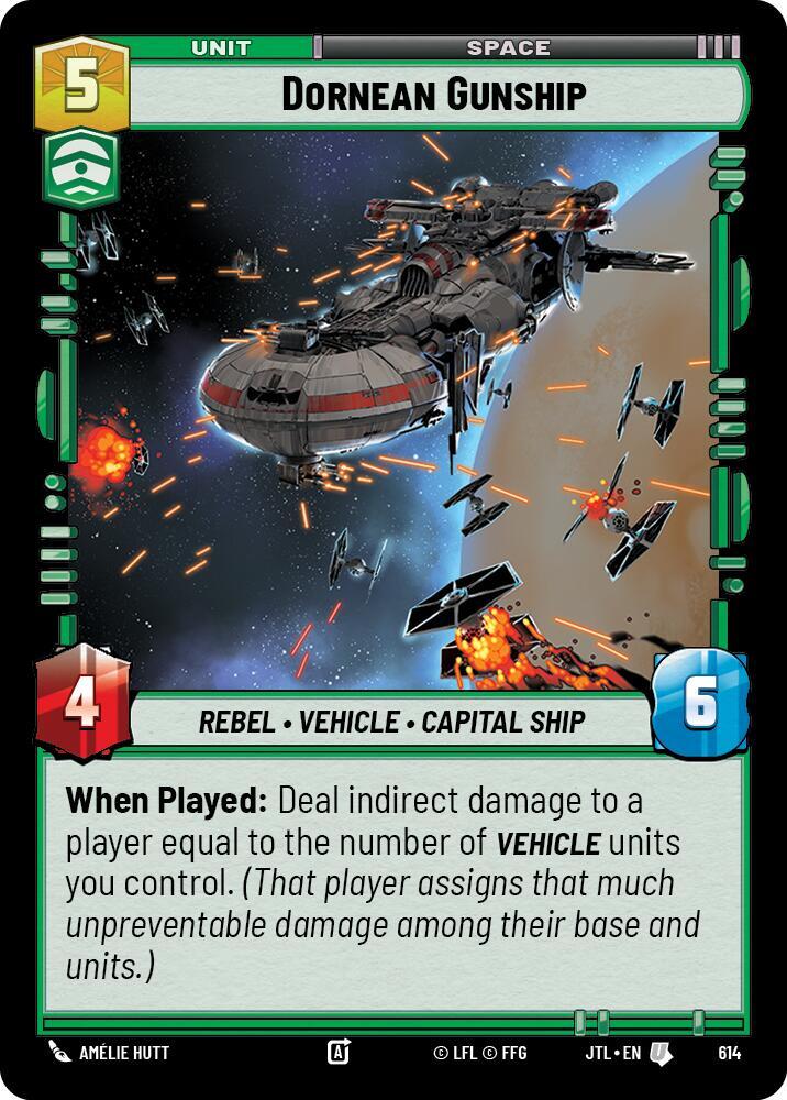 Dornean Gunship (Foil) [Jump to Lightspeed] 614