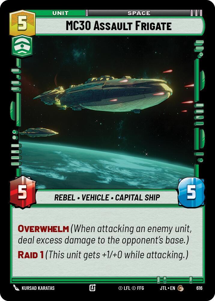 MC30 Assault Frigate (Foil) [Jump to Lightspeed] 616