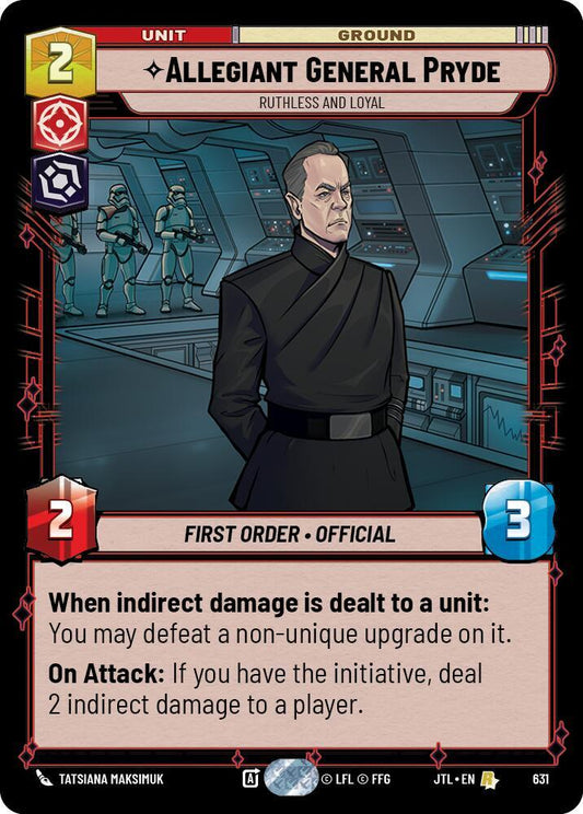 Allegiant General Pryde - Ruthless and Loyal (Foil) [Jump to Lightspeed] 631