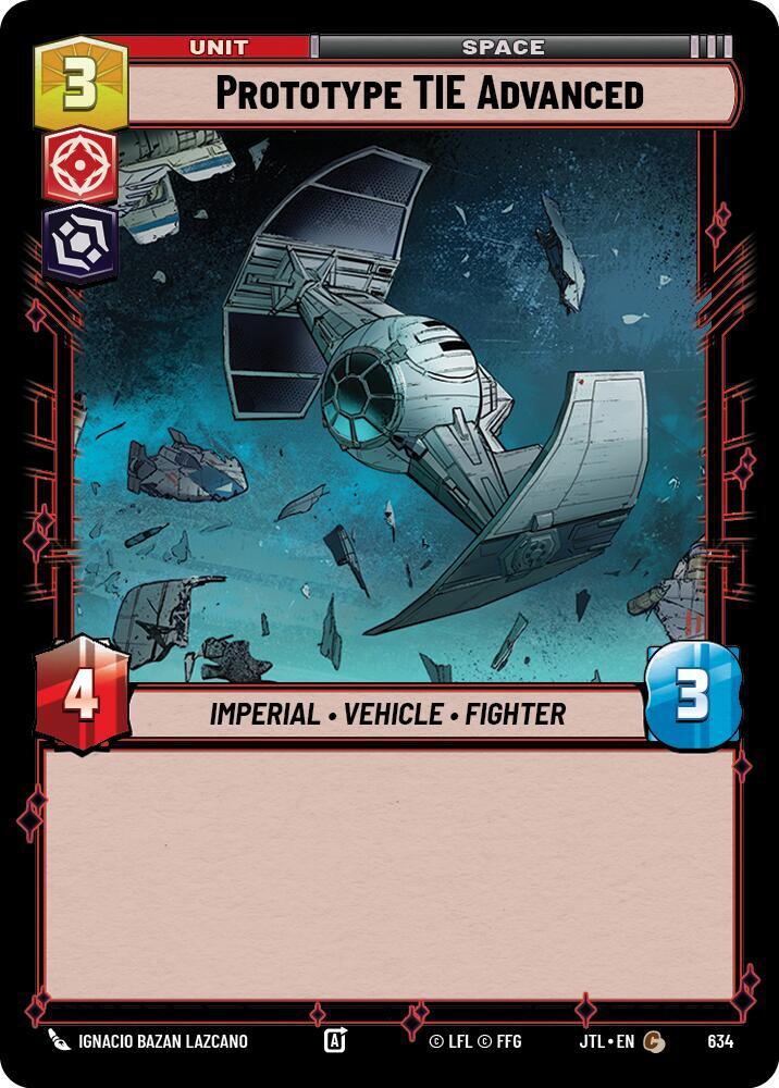 Prototype TIE Advanced (Foil) [Jump to Lightspeed] 634