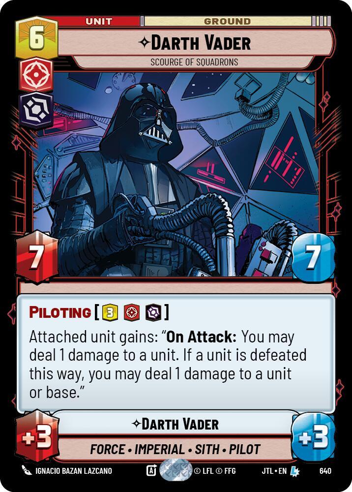 Darth Vader - Scourge of Squadrons (Foil) [Jump to Lightspeed] 640
