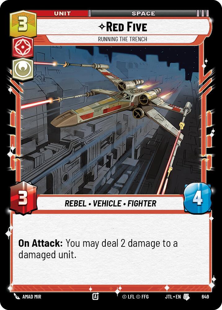 Red Five - Running the Trench (Foil) [Jump to Lightspeed] 649