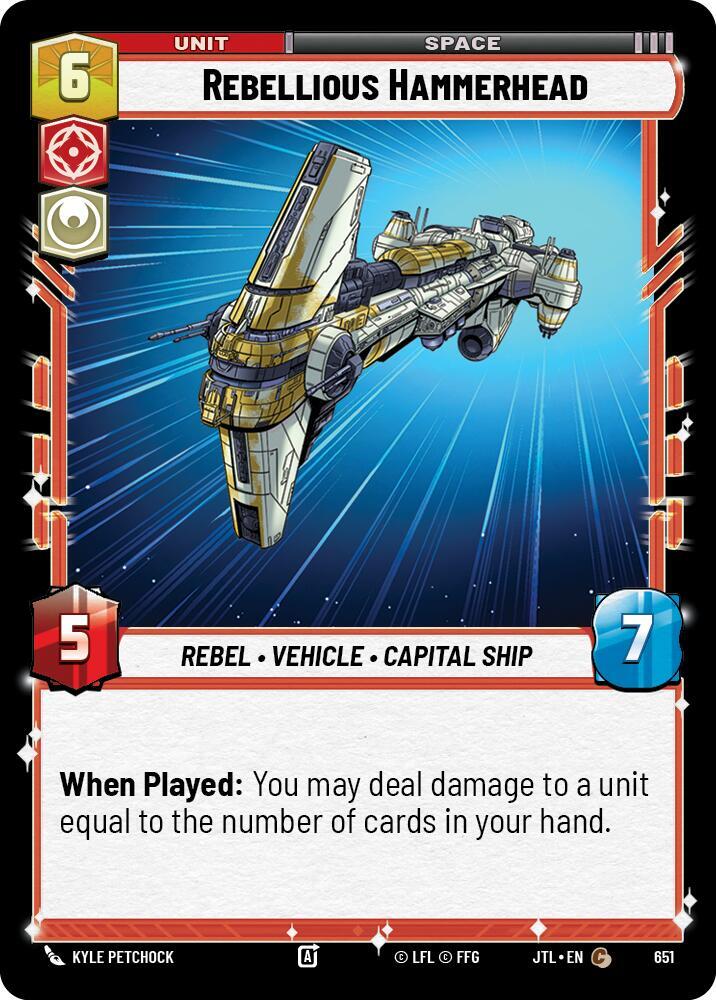 Rebellious Hammerhead (Foil) [Jump to Lightspeed] 651