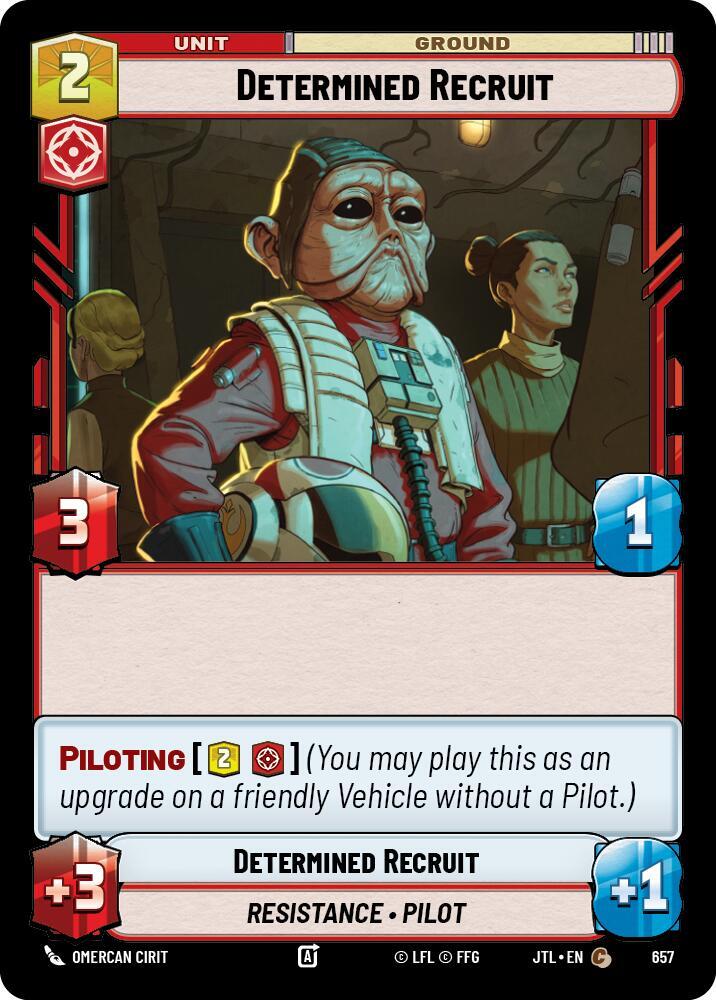 Determined Recruit (Foil) [Jump to Lightspeed] 657