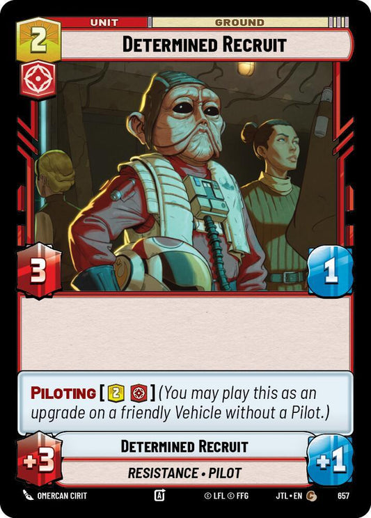 Determined Recruit (Foil) [Jump to Lightspeed] 657