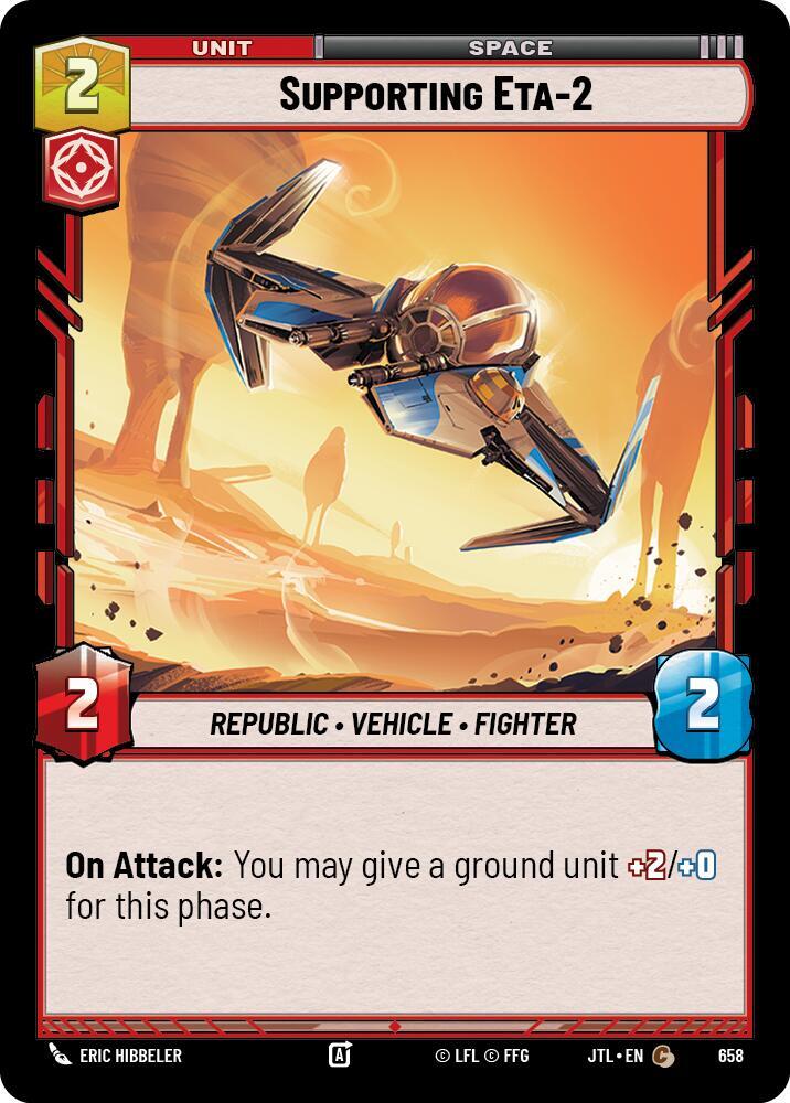 Supporting Eta-2 (Foil) [Jump to Lightspeed] 658