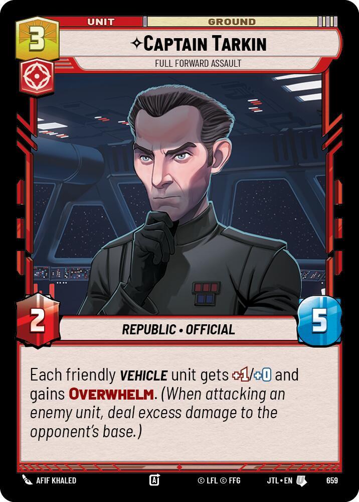 Captain Tarkin - Full Forward Assault (Foil) [Jump to Lightspeed] 659