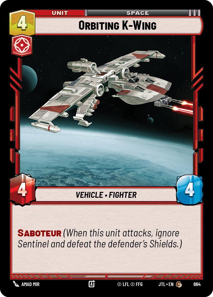 Orbiting K-Wing (Foil) [Jump to Lightspeed] 664