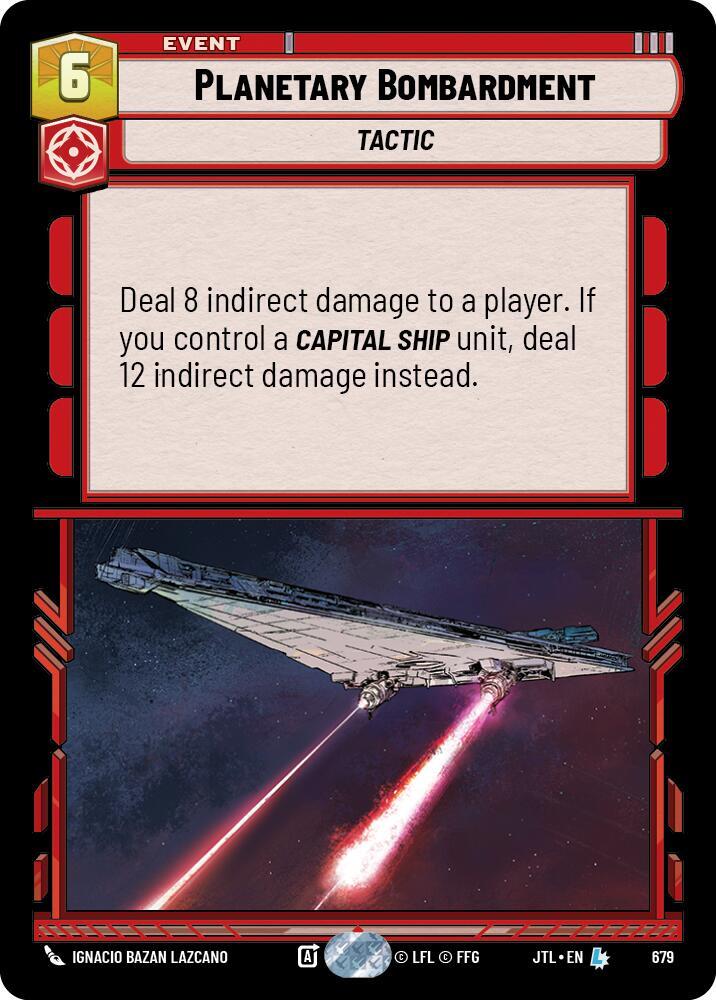 Planetary Bombardment (Foil) [Jump to Lightspeed] 679