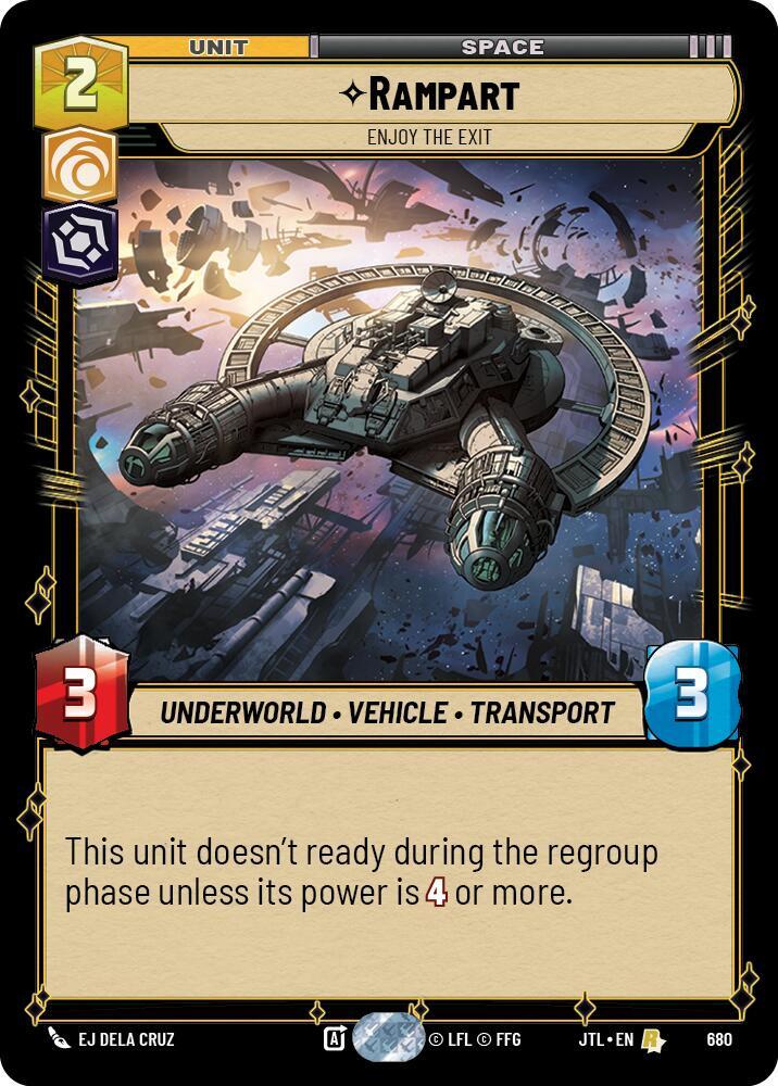 Rampart - Enjoy the Exit (Foil) [Jump to Lightspeed] 680