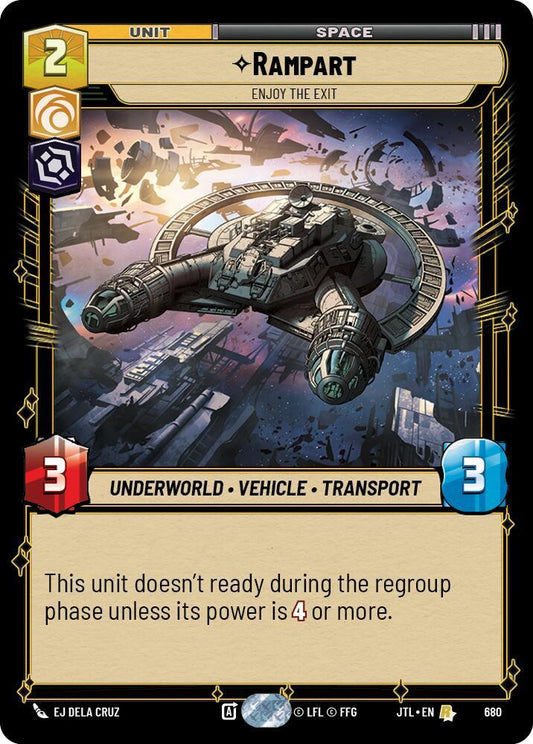 Rampart - Enjoy the Exit (Foil) [Jump to Lightspeed] 680