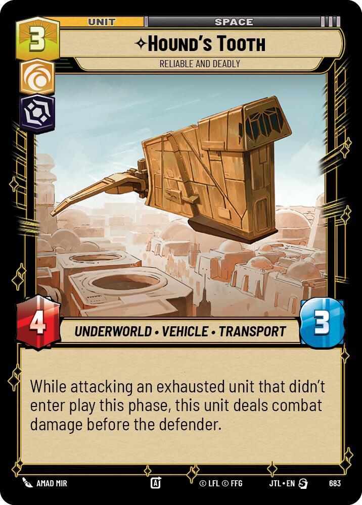 Hound's Tooth - Reliable and Deadly (Foil) [Jump to Lightspeed] 683