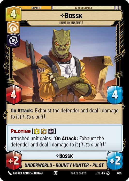 Bossk - Hunt By Instinct (Foil) [Jump to Lightspeed] 685
