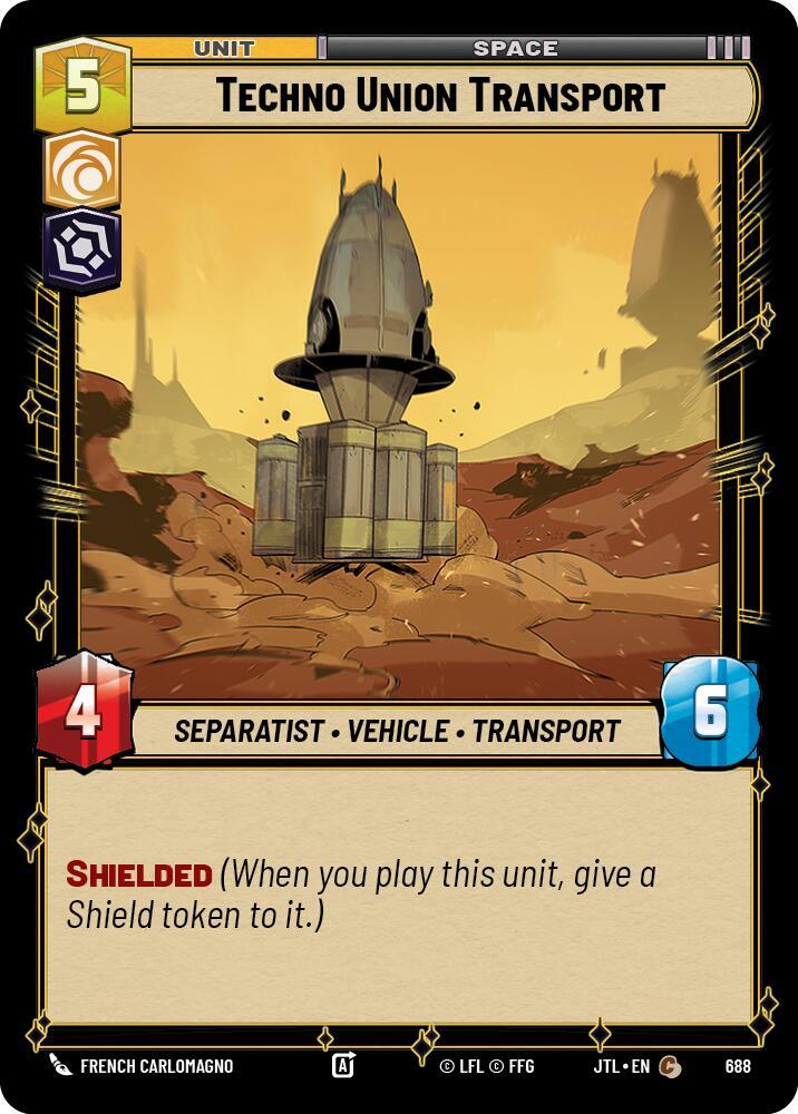 Techno Union Transport (Foil) [Jump to Lightspeed] 688