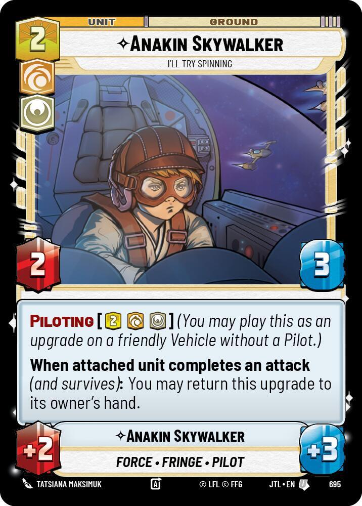 Anakin Skywalker - I'll Try Spinning (Foil) [Jump to Lightspeed] 695