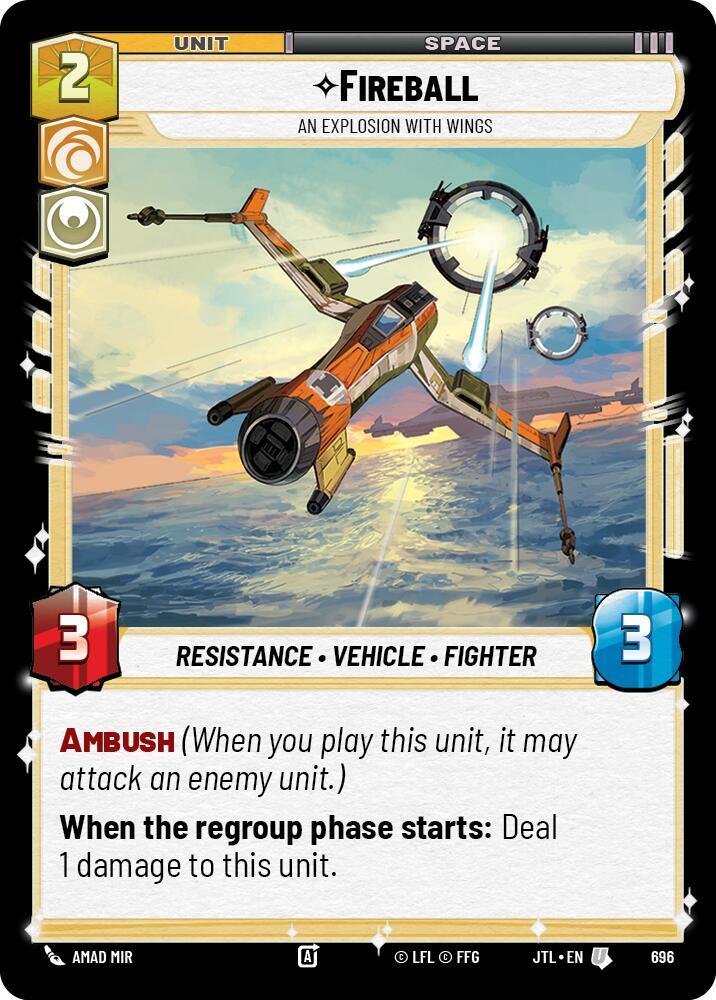 Fireball - An Explosion With Wings (Foil) [Jump to Lightspeed] 696