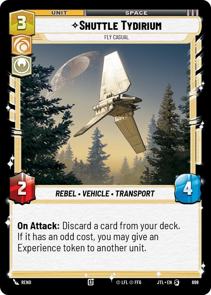 Shuttle Tydirium - Fly Casual (Foil) [Jump to Lightspeed] 698