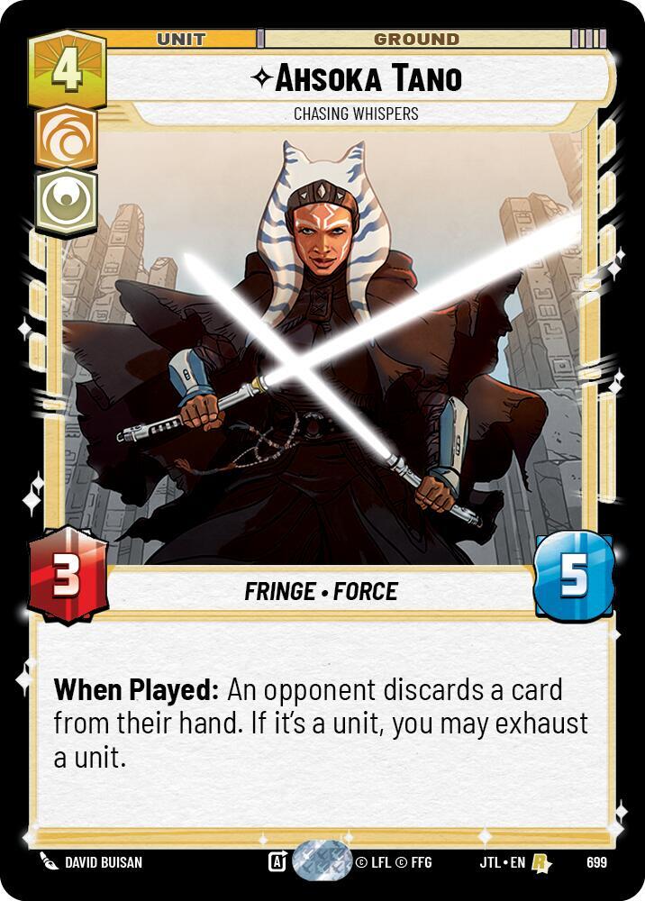 Ahsoka Tano - Chasing Whispers (Foil) [Jump to Lightspeed] 699