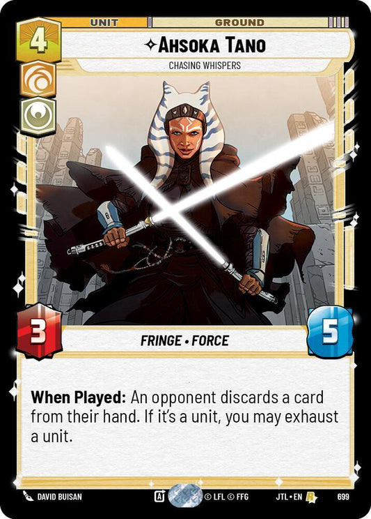 Ahsoka Tano - Chasing Whispers (Foil) [Jump to Lightspeed] 699