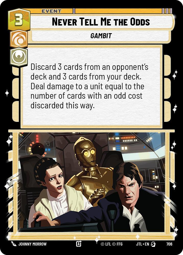 Never Tell Me the Odds (Foil) [Jump to Lightspeed] 706