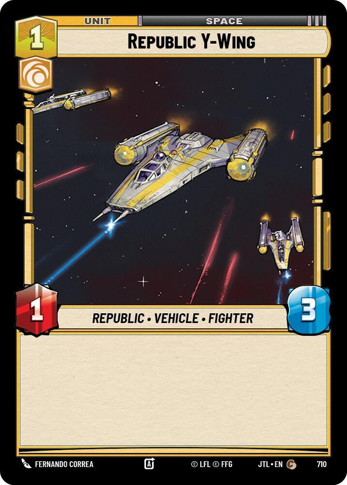 Republic Y-Wing (Foil) [Jump to Lightspeed] 710