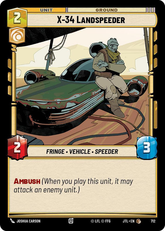 X-34 Landspeeder (Foil) [Jump to Lightspeed] 712