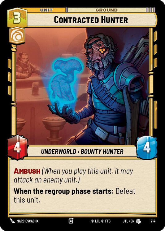 Contracted Hunter (Foil) [Jump to Lightspeed] 714