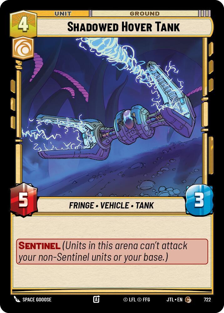 Shadowed Hover Tank (Foil) [Jump to Lightspeed] 722