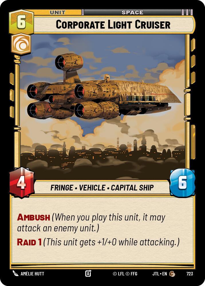 Corporate Light Cruiser (Foil) [Jump to Lightspeed] 723