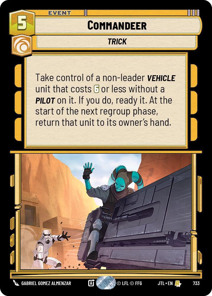 Commandeer (Foil) [Jump to Lightspeed] 733