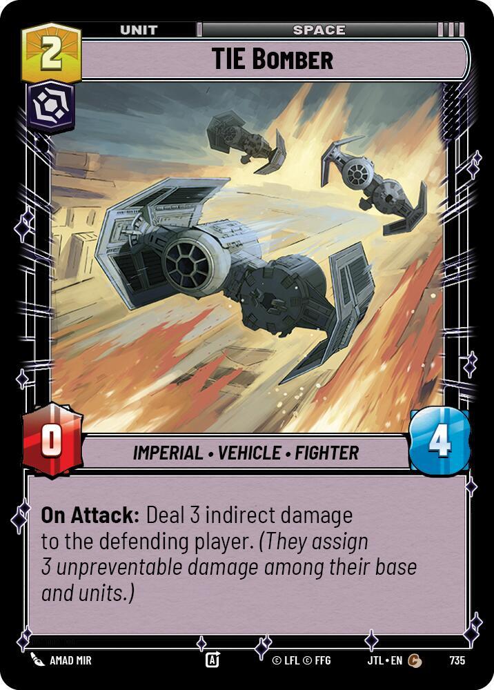 TIE Bomber (Foil) [Jump to Lightspeed] 735