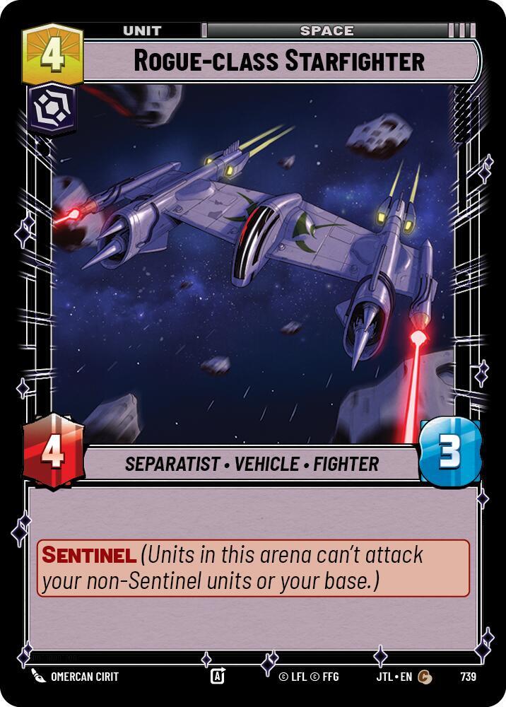 Rogue-class Starfighter (Foil) [Jump to Lightspeed] 739