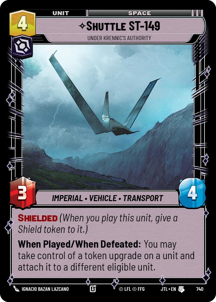 Shuttle ST-149 - Under Krennic's Authority (Foil) [Jump to Lightspeed] 740