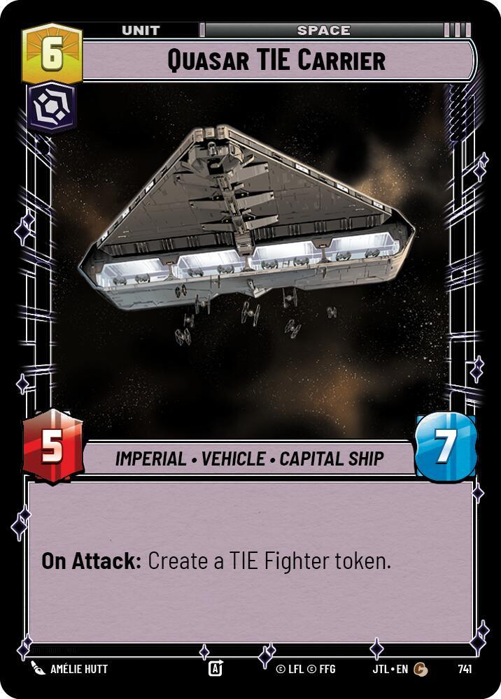 Quasar TIE Carrier (Foil) [Jump to Lightspeed] 741