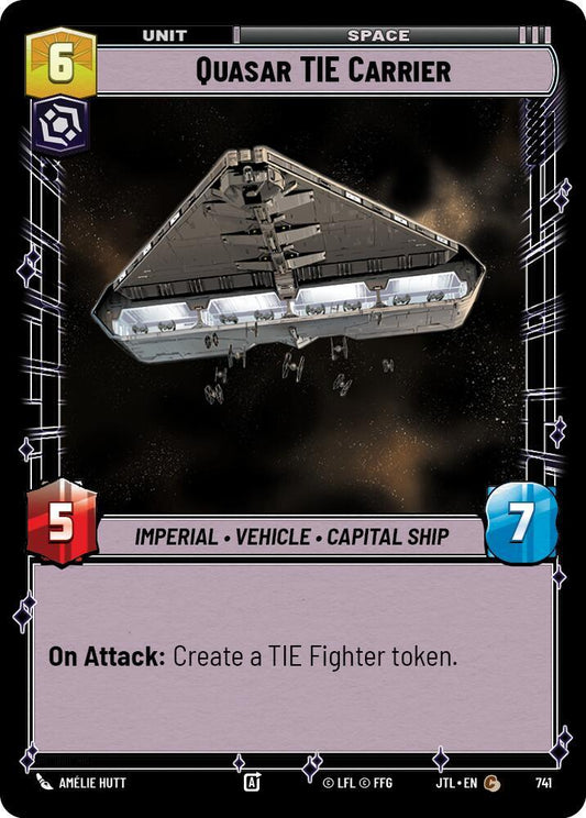Quasar TIE Carrier (Foil) [Jump to Lightspeed] 741