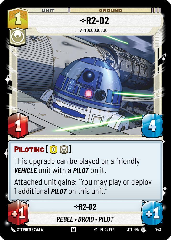 R2-D2 - Artooooooooo! (Foil) [Jump to Lightspeed] 743