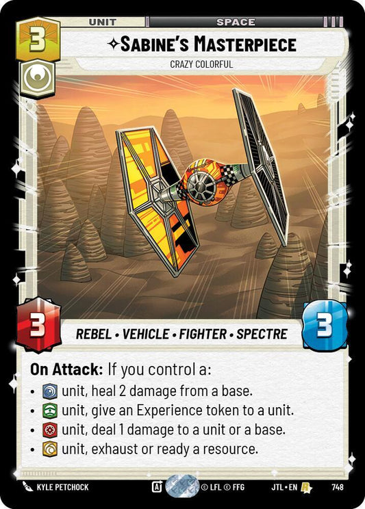 Sabine's Masterpiece - Crazy Colorful (Foil) [Jump to Lightspeed] 748