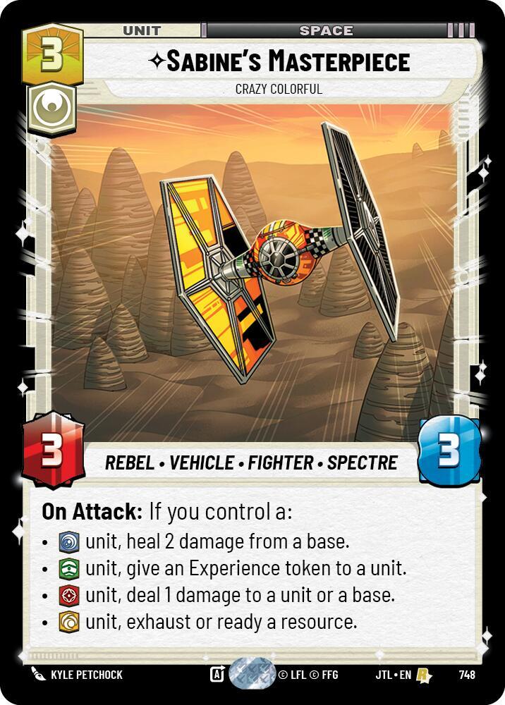Sabine's Masterpiece - Crazy Colorful (Foil) [Jump to Lightspeed] 748